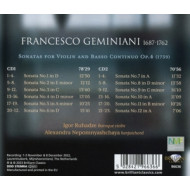 GEMINIANI: VIOLIN SONATAS OP.4