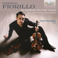 FIORILLO: 36 CAPRICES OP.3 FOR VIOLIN