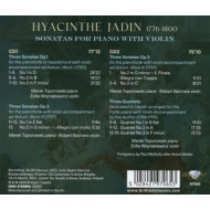 HYACINTHE JADIN: SONATAS FOR PIANO WITH VIOLIN
