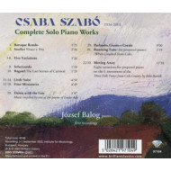 SZABO: COMPLETE SOLO PIANO WORKS