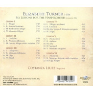 ELIZABETH TURNER: SIX LESSONS FOR THE HARPSICHORD (LONDON, 1756)