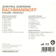 RACHMANINOFF/SCRIABIN/PROKOFIEV