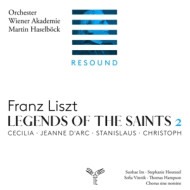 LISZT LEGENDS OF THE SAINTS VOL. 2