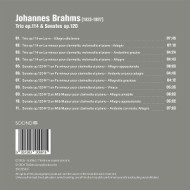 BRAHMS TRIO OP. 114 SONATES OP. 120
