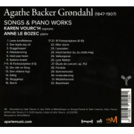 AGATHE BACKER GRONDAHL: SONGS & PIANO WORKS