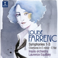 LOUISE FARRENC: SYMPHONIES 1-3/OVERTURES IN E MINOR