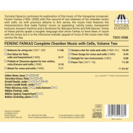 FARKAS: CHAMBER MUSIC VOL.4: WORKS WITH CELLO II