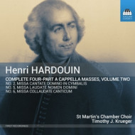 HARDOUIN: COMPLETE FOUR-PART A CAPPELLA MASSES, VOL. 2