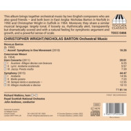 WRIGHT & BARTON: ORCHESTRAL MUSIC