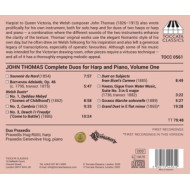 THOMAS: COMPLETE DUOS FOR HARP AND PIANO VOL.1