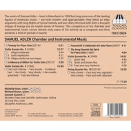 SAMUEL ADLER: PIANO AND CHAMBER MUSIC