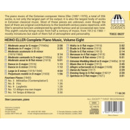 HEINO ELLER: COMPLETE PIANO MUSIC, VOLUME EIGHT