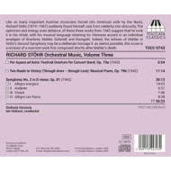 RICHARD STOHR: ORCHESTRAL MUSIC, VOLUME THREE