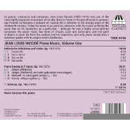 JEAN LOUIS NICODE: PIANO MUSIC, VOLUME ONE