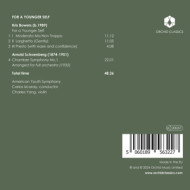 SCHOENBERG: FOR A YOUNGER SELF - CHAMBER SYMPHONY NR 1