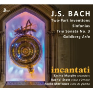 J.S. BACH: TWO-PART INVENTIONS, SINFONIAS, TRIO SONATA NO. 3, GOLDBERG ARIA