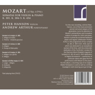 MOZART SONATAS FOR VIOLIN & PIANO