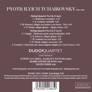 TCHAIKOVSKY: STRING QUARTETS VOL. 1 - NO. 1 & 2