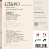 JOSEPH JONGEN: FETES ROUGES (INTEGRALE DES MELODIES 2)