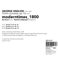 MODERNTIMES 1800 GEORGES ONSLOW