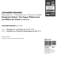 SERENADE NO.1/VARIATIONS ON A THEME BY HAYDN