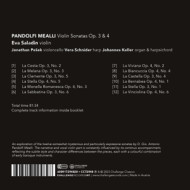 PANDOLFI MEALLI: VIOLIN SONATAS OP. 3 & 4