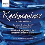 WORKS FOR VIOLIN & PIANO