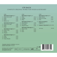 C.P.E. BACH: COMPLETE WORKS FOR VIOLIN AND KEYBOARD