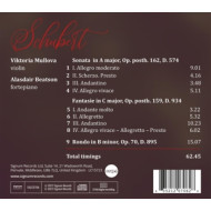 SCHUBERT SONATA IN A MAJOR, FANTASIE IN C MAJOR & RONDO