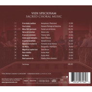 VIDI SPECIOSAM - SACRED CHORAL MUSIC