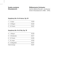 SANTTU CONDUCTS SHOSTAKOVICH SYMPHONIES 6 & 9