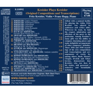 KREISLER PLAYS KREISLER