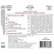 VIOLIN CONCERTO NO.1