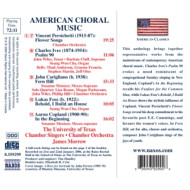 AMERICAN CHORAL MUSIC