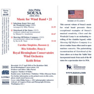 SOUSA: MUSIC FOR WIND BAND, VOL. 21