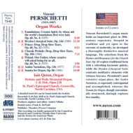 VINCENT PERSICHETTI: ORGAN WORKS/DRYDEN LITURGICAL SUITE
