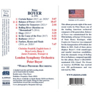 PETER BOYER: BALANCE OF POWER - ORCHESTRAL WORKS