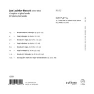 COMPLETE ORIGINAL WORKS FOR PIANO FOUR-HANDS
