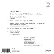 JOSEPH HAYDN: STRING QUARTETS OP. 77 & FOLK MUSIC FROM SCOTLAND
