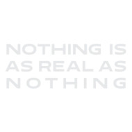 NOTHING IS AS REAL AS NOTHING