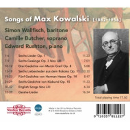 SONGS OF MAX KOWALSKI