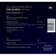 COMPLETE SOLO PIANO MUSIC OF JOHN JOUBERT