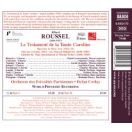 ROUSSEL: LE TESTAMENT DE LA TANTE CAROLINE