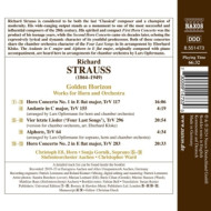 RICHARD STRAUSS: GOLDEN HORIZON