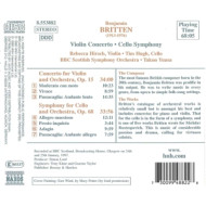 VIOLIN CONCERTO/CELLO SYM