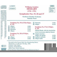 SYMPHONY 19, 20 AND 37