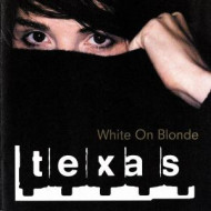 WHITE ON BLONDE