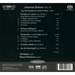 FIVE SONATAS FOR VIOLIN & PIANO VOL.1