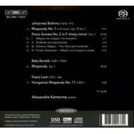 BRAHMS/BARTOK/LISZT