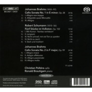 JOHANNES BRAHMS - ROBERT SCHUMANN: WORKS FOR CELLO AND PIANO